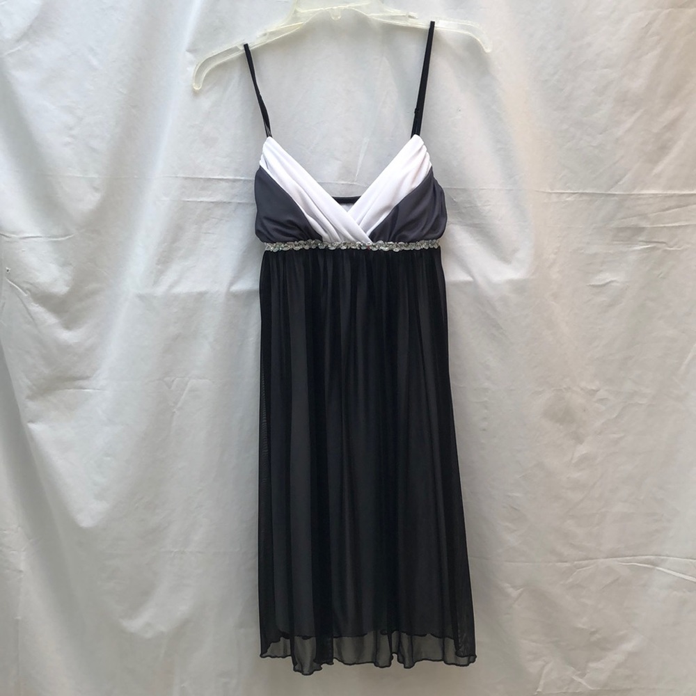 Ruby and Rox Ombré Slip Dress with Sequins